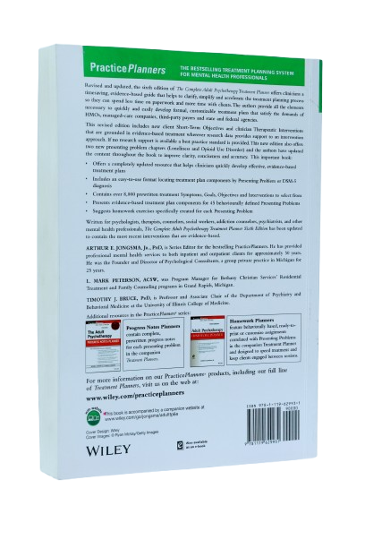 The Complete Adult Psychotherapy Treatment Planner (PracticePlanners) 6th Edition